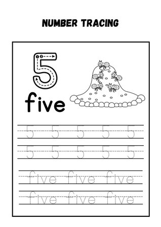 Letter F tracing alphabet tracing practice worksheet for kids learning English vocabulary.の素材