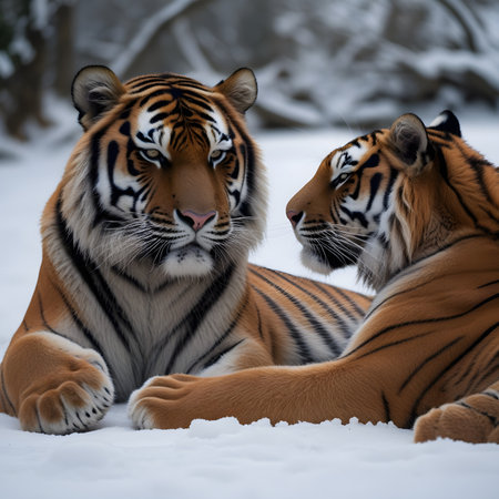 Siberian Tiger (Panthera tigris altaica)の素材