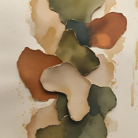 Abstract watercolor painted background. Grunge paper texture with stainsの素材