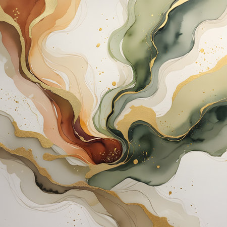 Alcohol ink abstract background. Liquid marble pattern. Vector illustration.の素材