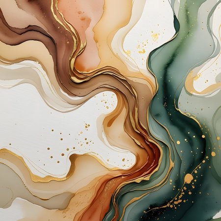 Marble abstract background with gold and white colors. Vector illustration.の素材