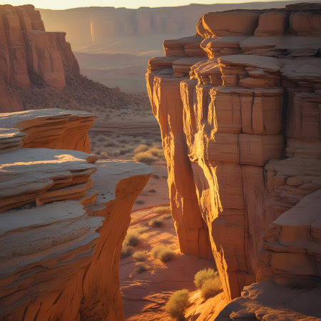 Sandstone formations in Arches National Park, Utah, USA.の素材