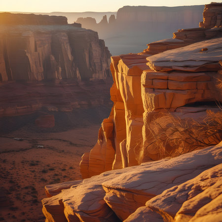 Sunset in Canyonlands National Park, Utah, United States.の素材