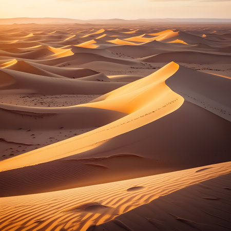the empty quarter  and outdoor  sand  dune in oman old desert rub al khaliの素材
