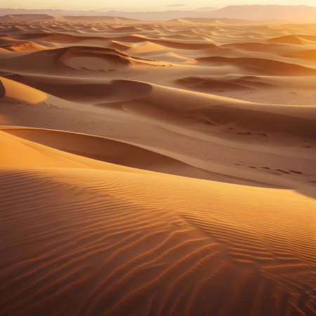 Sand dunes in the Sahara desert, Morocco. Africa. Sunset.の素材