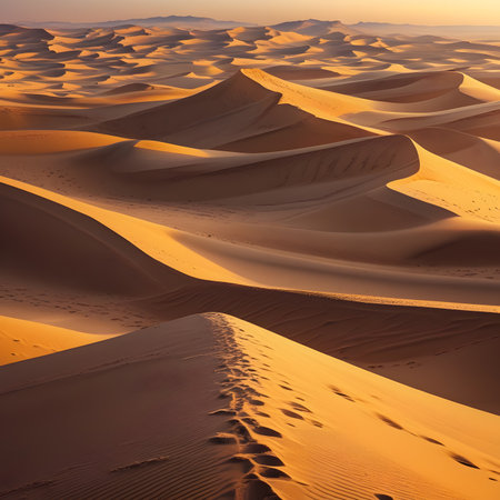 the empty quarter  and outdoor  sand  dune in oman old desert rub al khaliの素材