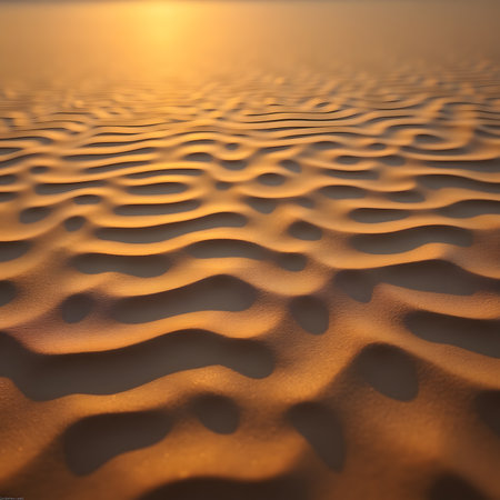 Abstract background of sand dunes in the desert. 3d renderの素材