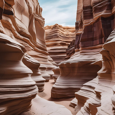 Antelope Canyon is a slot canyon in the American Southwest. It is on Navajo land east of Page, Arizona. USAの素材