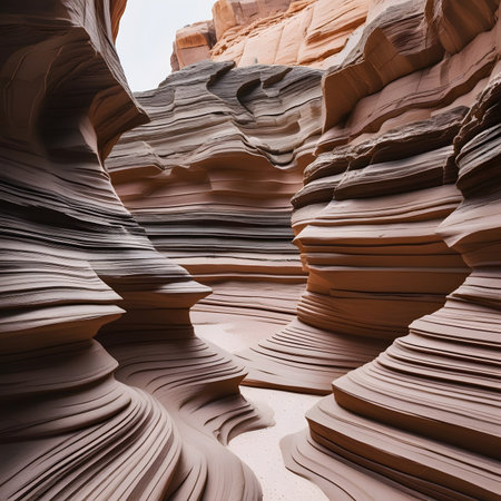 The Antelope Canyon is a slot canyon in the American Southwest. It is located on Navajo land near Page, Arizona.の素材