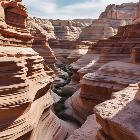 Sandstone formations in Valley of Fire State Park, Nevada, USAの素材