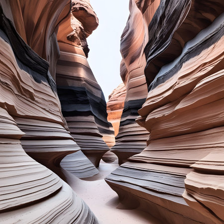 Antelope Canyon is a slot canyon in the American Southwest. It is located on Navajo land near Page, Arizona.の素材