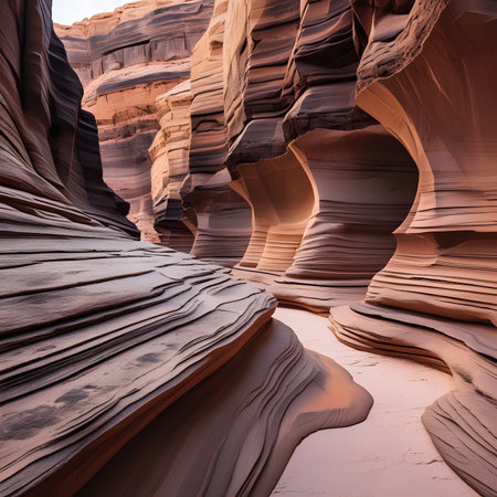 Antelope Canyon is a slot canyon in the American Southwest. It is on Navajo land east of Page, Arizona. USAの素材