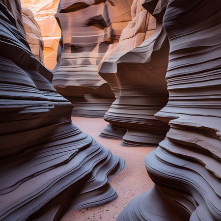 Antelope Canyon is a slot canyon located on Navajo land near Page, Arizona, United States.の素材