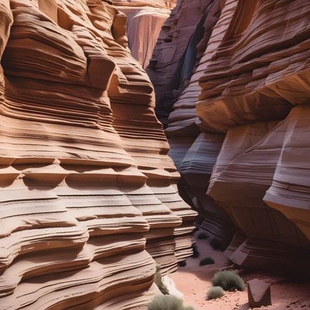 Antelope Canyon is a slot canyon in the American Southwest. It is on Navajo land east of Page, Arizona. USAの素材