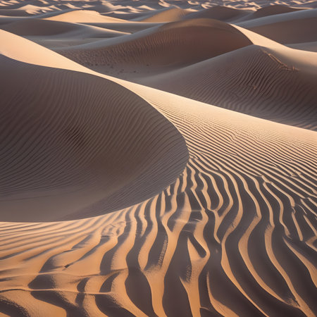the empty quarter  and outdoor  sand  dune in oman old desert rub al khaliの素材
