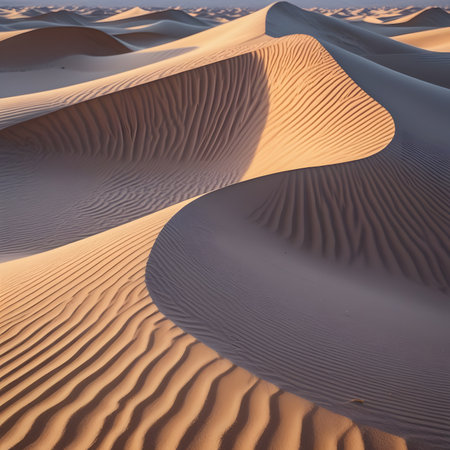 the empty quarter  and outdoor  sand  dune in oman old desert rub al khaliの素材