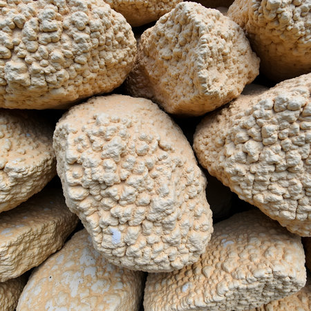 Coral texture background, close-up view of a pile of coralの素材