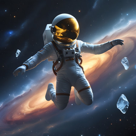 Desert landscape with palm trees and river. 3d render.の素材