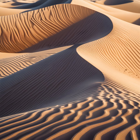 the empty quarter  and outdoor  sand  dune in oman old desert rub al khaliの素材