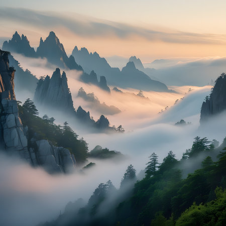 Beautiful sunset over the sea. Sunset on the beach. Sea wave.の素材