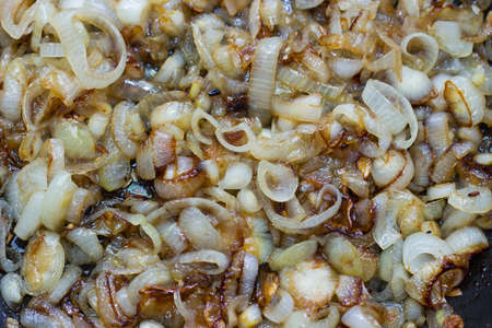 Fried onion の写真素材