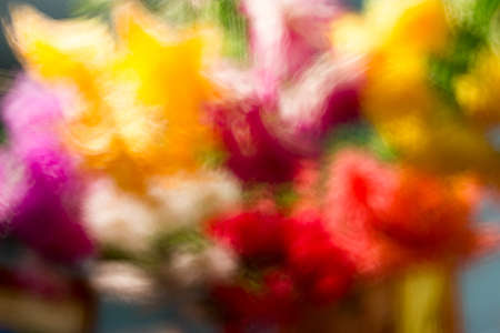 Double color Burst, Red and yelowの写真素材