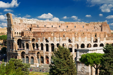 Colosseum in Rome, Italyのeditorial素材