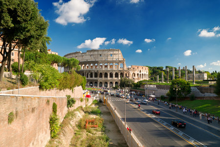 Colosseum in Rome, Italyのeditorial素材