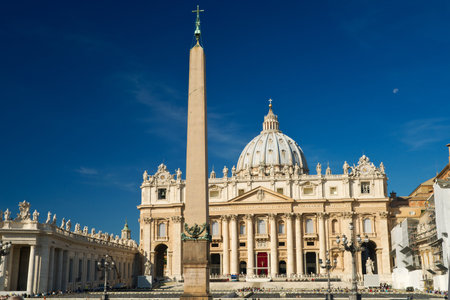 St  Peter s Basilica in Vatican, Romeのeditorial素材