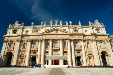 St  Peter s Basilica in Vatican, Romeのeditorial素材