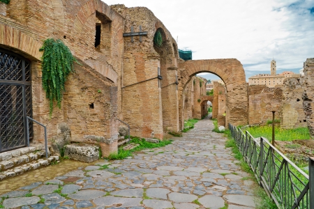 Roman Forum in Rome, Italyの写真素材