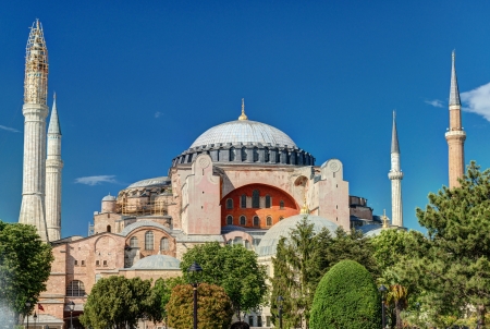 Hagia Sophia in Istanbul, Turkey  Hagia Sophia is the greatest monument of Byzantine Culture の写真素材