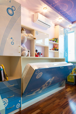 A beautiful modern childrenのeditorial素材