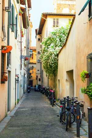 Street in Florence, Italyの写真素材