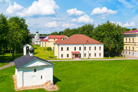 Inside the Kremlin in Veliky Novgorod (Novgorod the Great), Russiaの写真素材