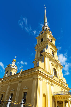 Peter and Paul Cathedral in St. Petersburg, Russiaの写真素材