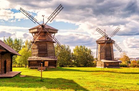 Old mills in ancient town of Suzdal. Golden Ring of Russia.の写真素材