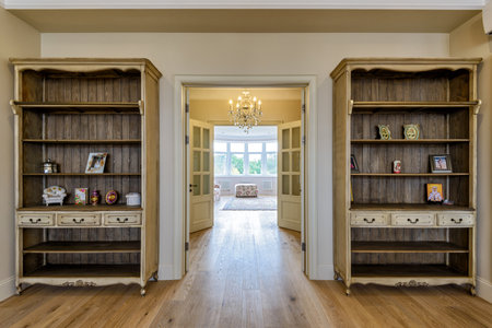 Classic living room interiorのeditorial素材