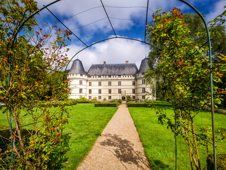 The chateau de l'Islette, France. This Renaissance castle is located in the Loire Valley, was built in the 16th century and is a tourist attraction.の写真素材