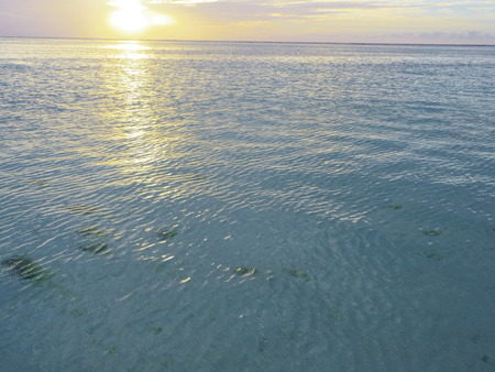 sea at %u200B%u200Bduskの写真素材