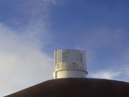 Subaru observatory in Hawaiiの写真素材