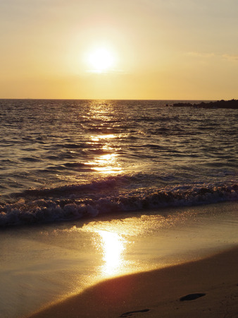 Sunset beach and Hawaii 2014の写真素材