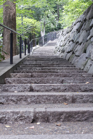 Shooting of stairsの写真素材