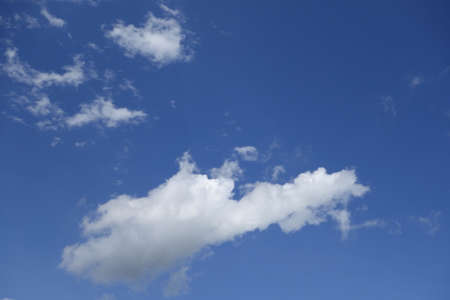June 2014 shooting clouds and blue skyの写真素材