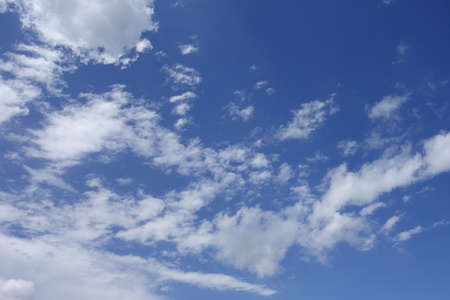 June 2014 shooting clouds and blue skyの写真素材