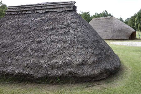 Pit dwellingの写真素材