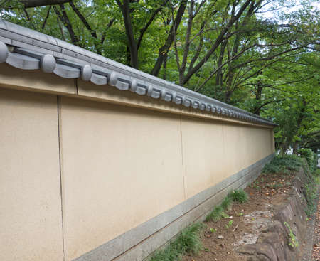 Old-fashioned wallの写真素材
