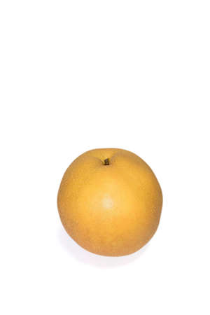 Pear white backの写真素材