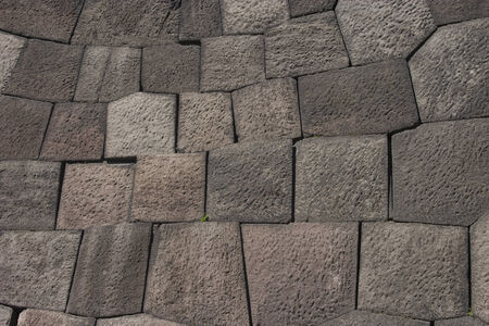 Stone wallの写真素材
