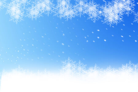 Snow backgroundの写真素材